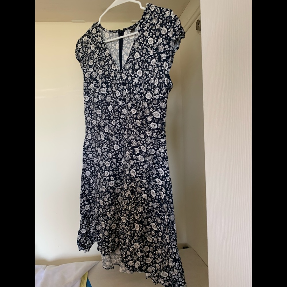 J crew floral wrap dress